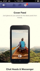 Facebook Home iOS Ad -- Screen 2
