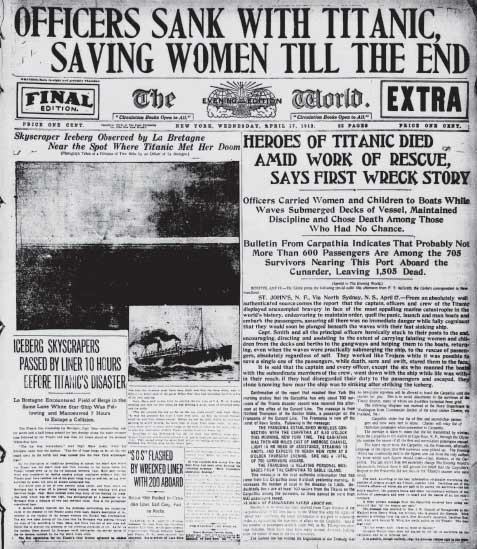 Titanic_Newspaper_Front_Page_1912-04-17_The_Evening_World__New_York__NY___April_17__1912__Final_Edition-Extra__Page_1