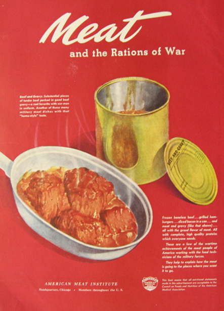 American Meat Institute Meat and the Rations of War