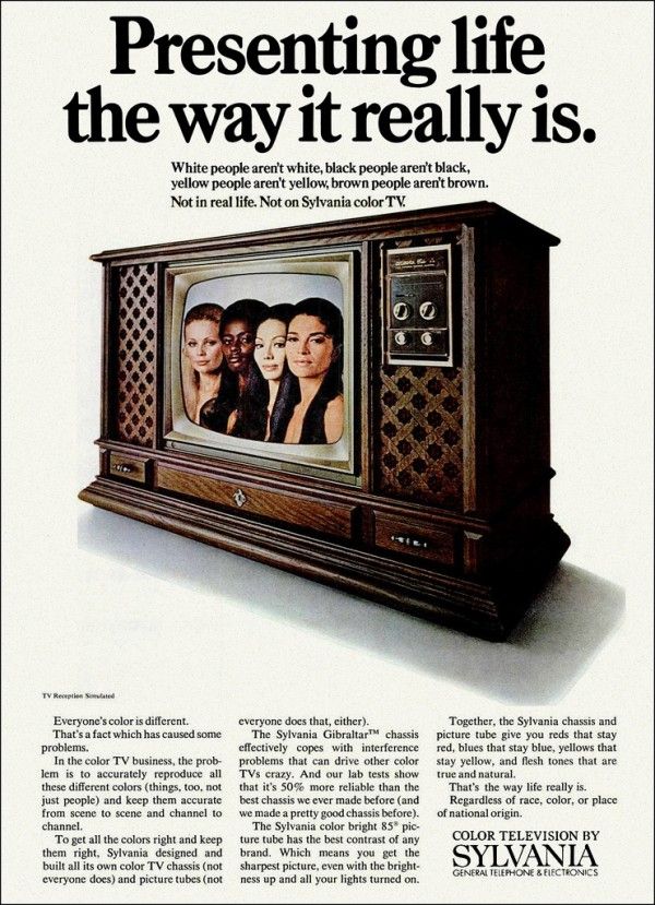 Sylvania 1972 Color TV Ad -- Presenting life the way it really is.